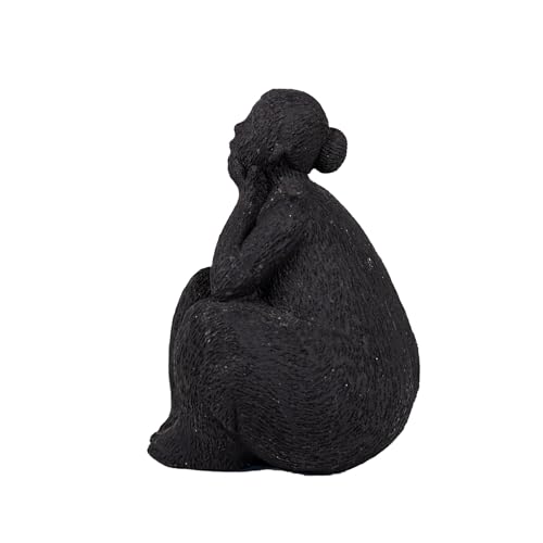 Contemporary Yoga Sculpture - Premium Resin Art Figure for High-End Display Spaces & Meditation Rooms