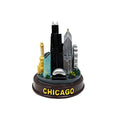 Chicago Statue, Chicago Skyline Statue Paperweight, Chicago Buildings