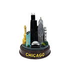 Chicago Statue, Chicago Skyline Statue Paperweight, Chicago Buildings