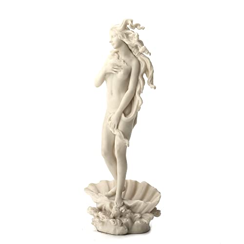 Veronese Design 11 3/8 Inch The Birth of Venus Statue Resin Marble Finish