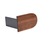 Pandapark Wood Bookends,Non-Skid Bookend for Shelves,Heavy Duty Bookends,Book Stand for Books/CDs,1 Pair - color: Black Walnut-b