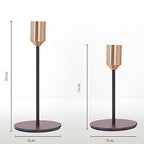 Metal Candle Holder, Modern Design, Elegant Matte Black Finish, Candle Stand, Premium Decorative Accessory, for Home Decor, Wedding Events, Living Room Ambiance, Dining Table Cente