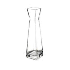 WGV Gathering Bud Vase, Width 3", Height 12", Clear Tall Square Block Concaved Glass Floral Container Centerpiece Planter for Wedding Party Event Home Office Decor, 1 Piece - size: 3"x12"H Block