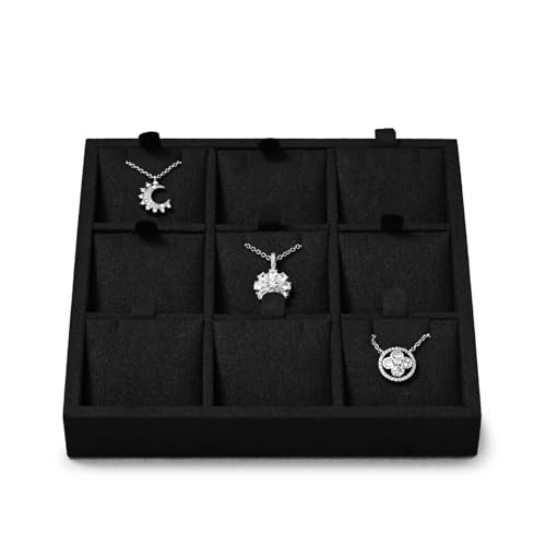 Oirlv Microfiber Jewelry Stud Earring tray Display Tray Interchangeable Modular Jewelry Tray - style: P13712
