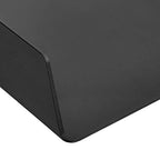 Amazon Basics Rectangular Plastic Desk Organizer, Letter Size Tray, 4-Pack, 9.7 x 2.2 x 13 inches, Black - color: Black, size: 4 Pack