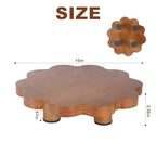 Decorative Wooden Tray, 10" Rustic Wood Soap Tray for Kitchen and Bathroom Counter Organizer Farmhouse Kitchen Decor Wooden Riser for Soap Dish, Perfume, Candle, Potte(2 Packs)