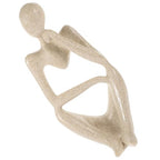 Homoyoyo Thinker Abstract Sculpture Thinker Statue for Living Room Office and Desktop Decor Minimalist Figurine Smooth for Modern Aesthetic Home Decoration