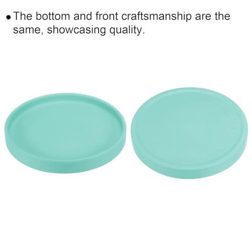 PATIKIL 6 Inch Round Ceramic Plant Saucer, Plant Saucer Tray Flower Planter Drip Tray for Indoors Outdoors Patio Balcony, Turquoise - color: Turquoise