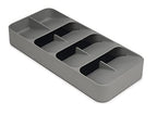 Joseph Joseph DrawerStore Compact Utensil Organizer For Kitchen Drawer Silverware, Flatware Tray, Grey - size: Large, style: Flatware Organizer