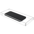 Serving Tray 5x12 Inch Decorative Serving Platter Clear Appetizer & Snack Tray – Perfect for Home, Breakfast, and Small Gatherings, 1 Pack - size: 12x5 inch