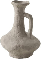 Handmade Abstract Art Ceramic Vase Rustic Table Centerpieces Flowers Vases Minimalist Small Vase for Kitchen Shelf Office Coffee Dining Desk,E - color: E
