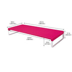 LIHIT LAB Desktop Stand, 9.8 x 23.2 x 3.1 inches, White (A7332-0) - color: White, size: 9.8" x 23.2" x 3.1", style: Single