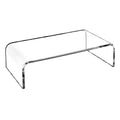 AMT Premium Acrylic Clear Monitor Stand Laptop/PC/Multimedia Monitor Riser for Home Office