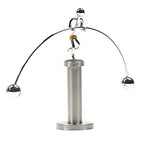 Sunnytech Steel Balance Physics Toy Weightlifter Kinetic Art Balance Toy Balancing Decompressive Science Home Office Toy for Desk Decor WJ020 - style: WJ020