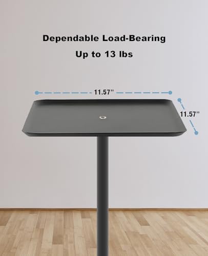 Projector Stand Adjustable Height 41" to 63" Projector Floor Stand with Tray Projector Shelf Stand for Presentations, Home Movie, Studio, Office