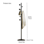 Coat rack freestanding,Coat tree freestanding heavy duty with 7 ball hooks,Coat hanger stand with metal base for entryway hallway bedroom - style: Ball hook