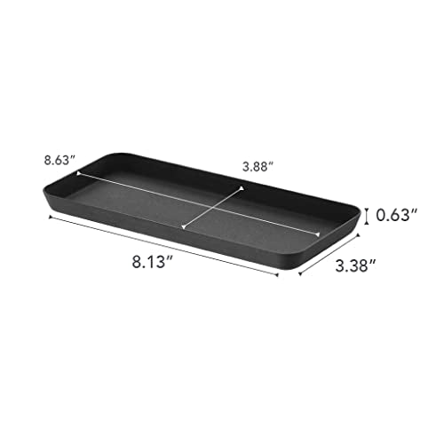 Yamazaki Home Tower Space Saving Vanity Tray - 4" X 8.5" - Steel