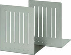 STEELMASTER Heavy Duty 8-Inch Steel Bookends, 1 Pair, Silver (241080050) - color: Silver, size: 8-Inch Pair