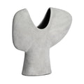 Bloomingville Modern Terracotta Abstract Vase, Grey - color: Distressed Grey