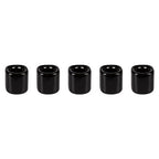 Mega Candles 5 pcs Black 1/2 Inch Diameter Ceramic Chime Ritual Spell Candle Holders, Great for Casting Chimes, Meditation, Rituals, Spells, Vigil, Witchcraft, Wiccan Supplies - color: Black, size: 5 Pieces