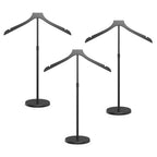 3 Pack Mannequin Torso, Adjustable Shirt Display Stand Height 20 to 34 Inches, Cap and Gown Display Stand Stable Clothing Garment Dress Form, Coat Jacket Hanger Easy to Install, Black - size: 3 Pack