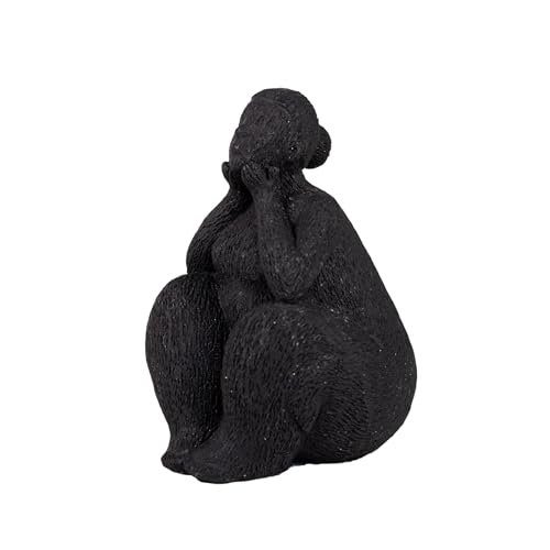 Contemporary Yoga Sculpture - Premium Resin Art Figure for High-End Display Spaces & Meditation Rooms