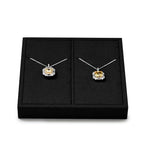 Oirlv Microfiber Jewelry Pendant Display Tray Dresser Modular Jewelry Tray - style: P13704
