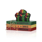 Smile Juneteenth Freedom 1865 Wooden Desktop Decor Set - African American Black Pride Table Signs - Home Office Shelf Accents - Black History Month Gifts for Men, Women - style: Juneteenth Truck