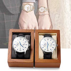 Oirlv Solid Wood Single Watch Display Stand Showcase Jewelry Stand Watch Holder with Pillow(Square Single, Creamy-white) - color: Creamy-white, size: Square Single