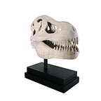 Design Toscano T-Rex Dinosaur Skull Fossil Statue on Museum Mount - style: T-Rex Dinosaur Skull