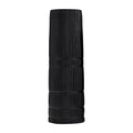 Sagebrook Home Ceramic 18" H Lined Cylinder Vase, Matte Black, Cylinder, Ceramic, Contemporary, 6" L X 6" W X 18" H, Line - color: Black, size: 18.0" H