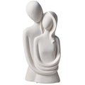 Abstract Resin Sculpture, Modern Thinker Statue, Minimalist Bookshelf and Bedroom Decor
