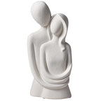 Modern Abstract Resin Thinker Figurine, Minimalist Sculpture For Living Room, Bedroom, And Office Shelves