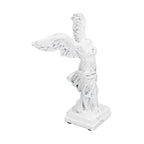 GLOGLOW Desktop Decorative Items Unique Design, Durable Material with AntiSlip Pad for Living Room, Office, Study Room Decor Sculpture Figurine, Nan (BS1057 small white) - size: BS1057 small white