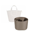 Purse Organizer Silky Smooth For Hermes In The Loop 18 Bags,Silk Luxury Handbag Tote in Bag Shapers (Grey) - color: Grey