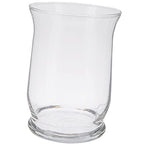 Wisechoice Elegant Large Clear Hurricane Glass Candle Holder for Pillar-Style Candles | Home or Special Occasions Display, 5.50 Inch Diameter x 8 Inch H