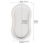 Salt and Pepper Wood Mill Tray, White colour Pepper Grinder Rest, Work Surface and Dining Table Protector (Pepper mill not included) - color: K White Colours Mill Tray