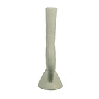 Modern Sculptural Taper Candle Holder, Ivory