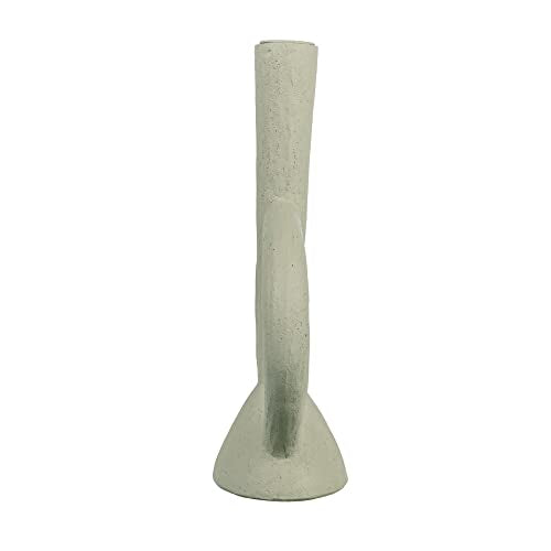 Modern Sculptural Taper Candle Holder, Ivory