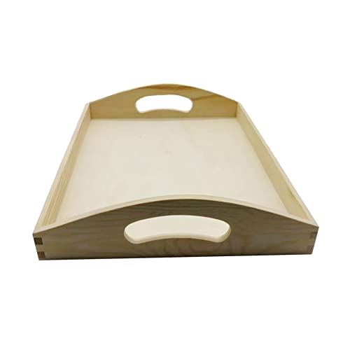 Make Market 13" Wooden Tray, 6 Pack