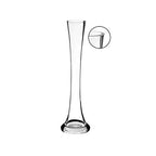 WGV Gathering Bud Vase, Width 3.3", Height 12", Clear Tall Standard Concaved Hurricane Glass Floral Container Centerpiece Planter for Wedding Party Event Home Office Decor, 1 Piece - size: 3.3"x12"H Gathering