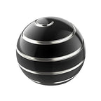 Kinetic Desk Toy Ball, 1.54'' Kinetic Desktop Spinning Toys, Optical Illusion Fidget Toys Gadgets for Adults Office Anxiety, ADHD (39MM, Black-A) - color: Black-a