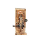 Deco 79 Wooden Bike Decorative Bookends Non Skid Bookends, Set of 2 Office Bookends7"W, 9"H, Brass