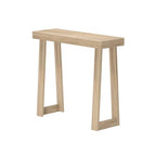 Plank+Beam Solid Wood Console Table, 36 Inch, Sofa Table, Narrow Entryway Table for Hallway, Behind The Couch, Living Room, Foyer, Easy Assembly, Blonde - color: Blonde, size: 36" Console Table
