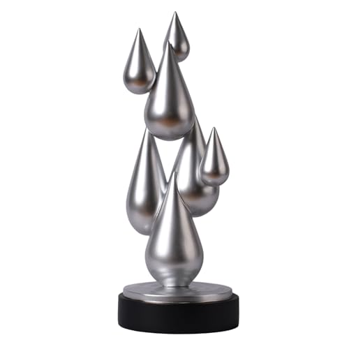 Modern Home Decor Abstract Arts Sculpture Table Bookshelf Decoration for Living Dining Room Bedroom Resin Statue 17.3 Inch