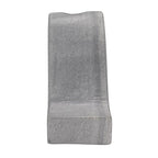 Bloomingville Marble Wave Double Taper Candle Holder, Grey - color: Gray