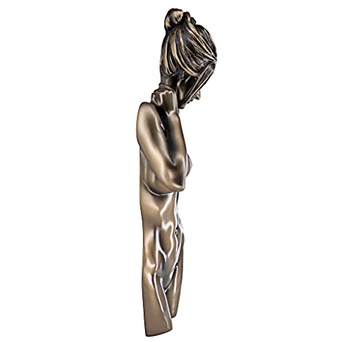 Design Toscano WU75245 La Donna Nude Female Torso Wall Sculpture,Bronze, 6.50" x 11.00"