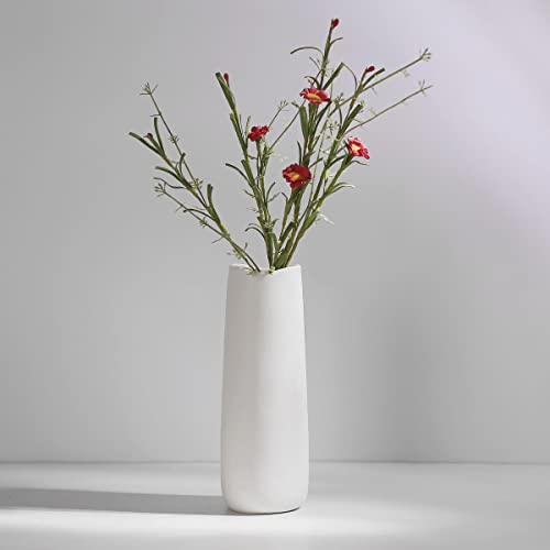 Ceramic Vases - Nordic Minimalism Style Decoration, Elegant Vase for Mantel, Table, Living Room Decoration, White Modern Geometric Decorative Flowers Vases for Home Decor - color: Color B, size: Large