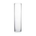 WGV Cylinder Vase, Diameter 5", Height 20", Clear Glass Floral Planter Container, Tall Centerpiece Arrangement for Wedding Party Event Home Office Decor, 1 Piece - size: 5"x20"H CL