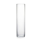 WGV Cylinder Vase, Diameter 5", Height 20", Clear Glass Floral Planter Container, Tall Centerpiece Arrangement for Wedding Party Event Home Office Decor, 1 Piece - size: 5"x20"H CL